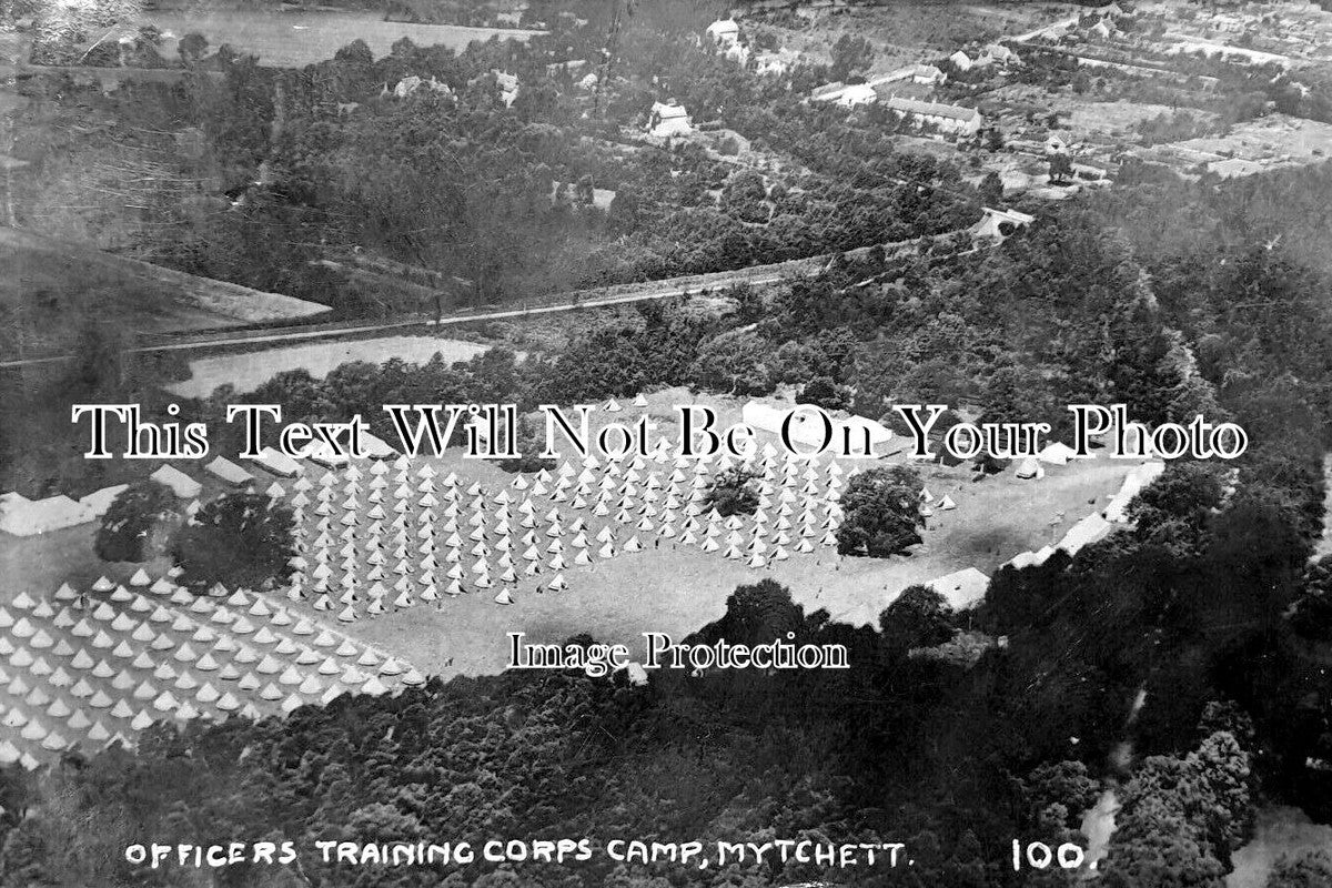 SU 3261 - OTC Officers Training Corps Camp, Mytchett, Surrey c1922