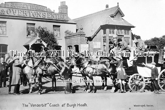 SU 3263 - The Vanderbilt Coach At Burgh Heath, Surrey