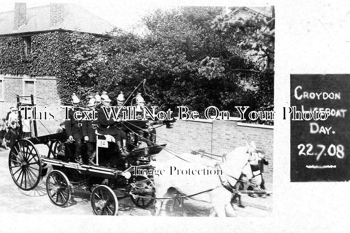 SU 3271 - Croydon Lifeboat Day, Surrey 1908