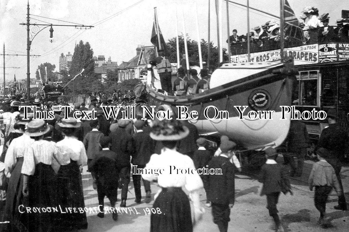 SU 3272 - Croydon Lifeboat Carnival, Surrey c1908