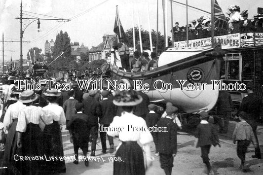 SU 3272 - Croydon Lifeboat Carnival, Surrey c1908