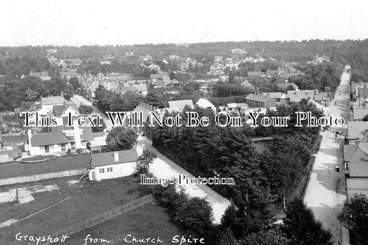 SU 3293 - Grayshott From The Church Spire, Surrey c1910