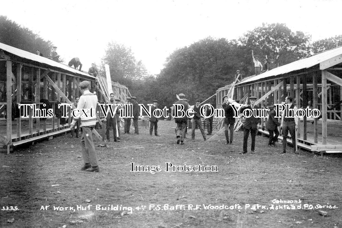 SU 3298 - Hut Building, Woodcote Park Military Hospital, Epsom, Surrey WW1