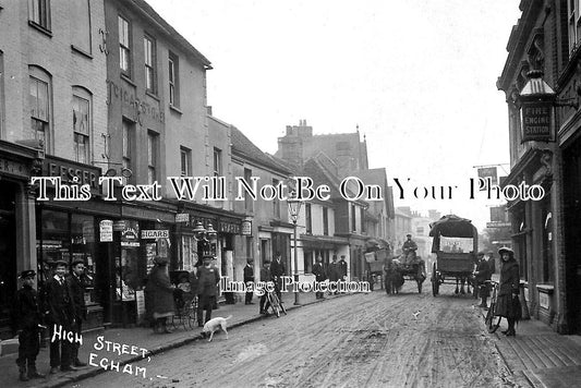 SU 3327 - High Street, Egham, Surrey c1912