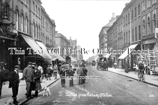 SU 3343 - Sutton From The Railway Station, Surrey c1910