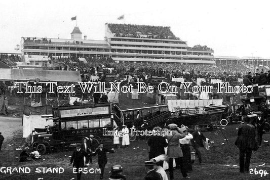 SU 3349 - Grand Stand, Epsom Racecoure, Surrey c1921