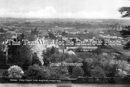 SU 3405 - View From The Castle, Farnham, Surrey