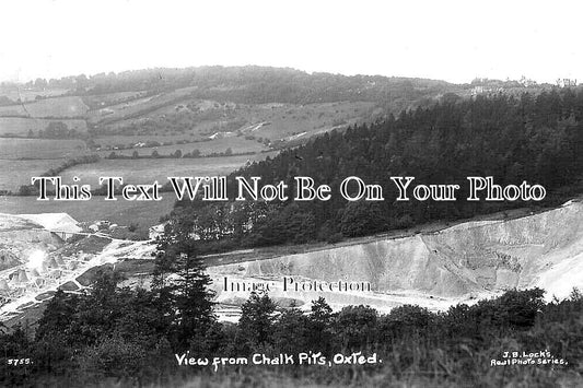 SU 3406 - View From Chalk Pits, Oxted, Surrey c1917