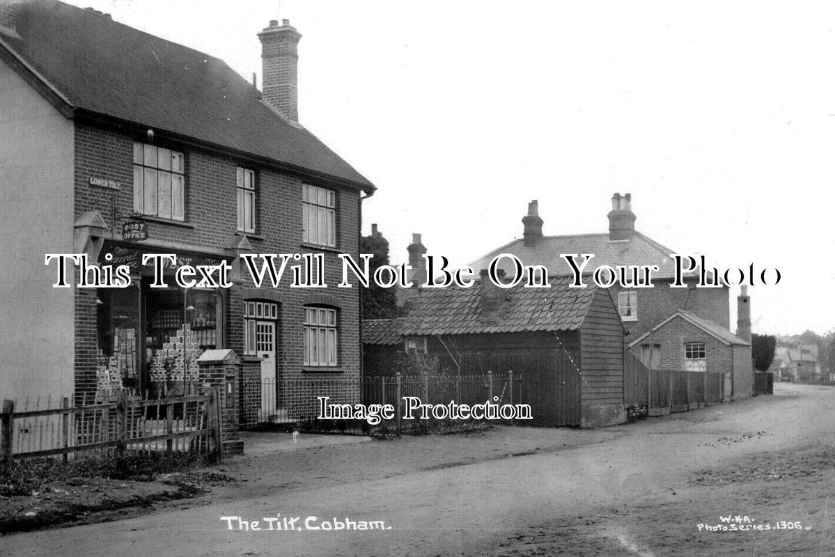 SU 3427 - The Tilt Post Office, Cobham, Surrey c1913