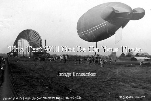 SU 349 - Army Airship & Balloon Shed, Camberley, Surrey c1910