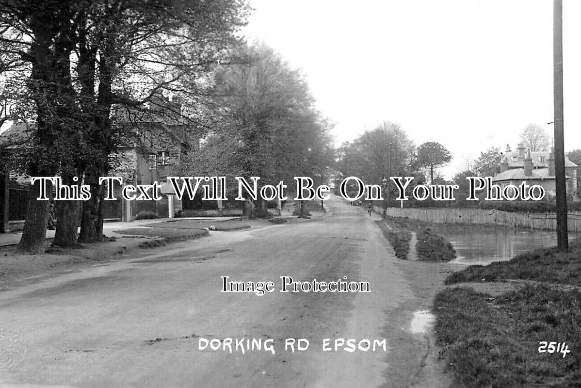 SU 3493 - Dorking Road, Epsom, Surrey c1915