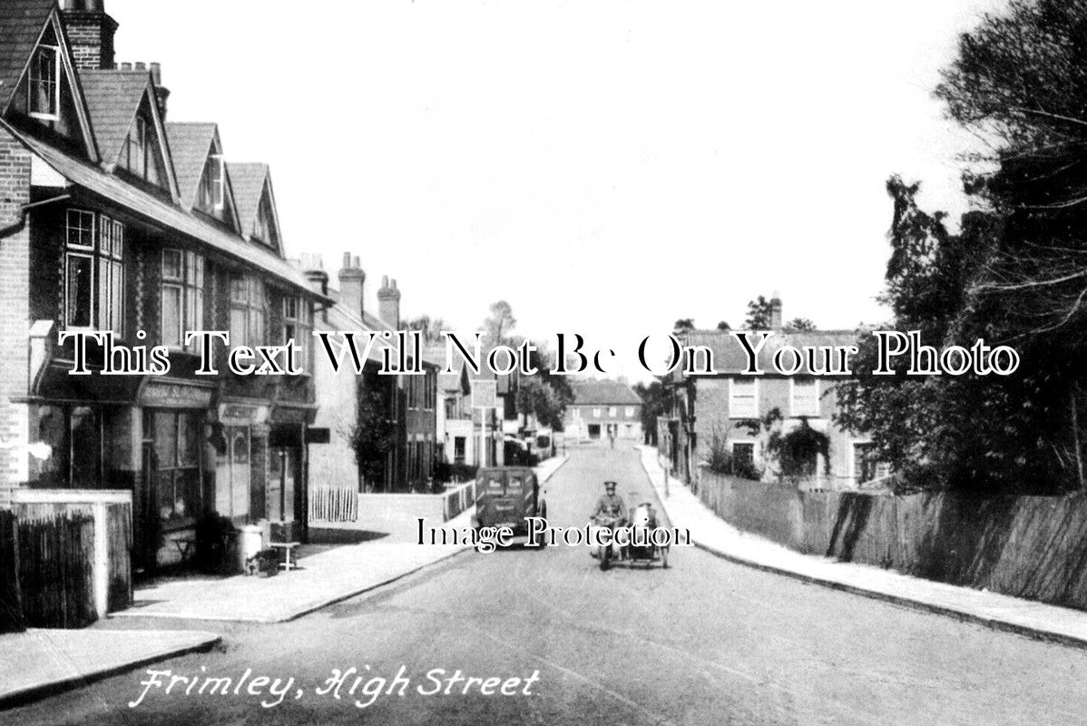 SU 3517 - High Street, Frimley, Surrey c1922