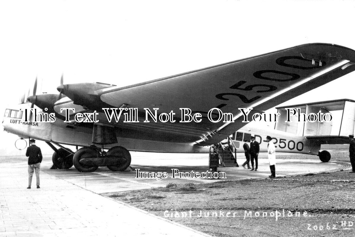 SU 3522 - Giant Junkers Monoplane, Lufthansa, Croydon Airport