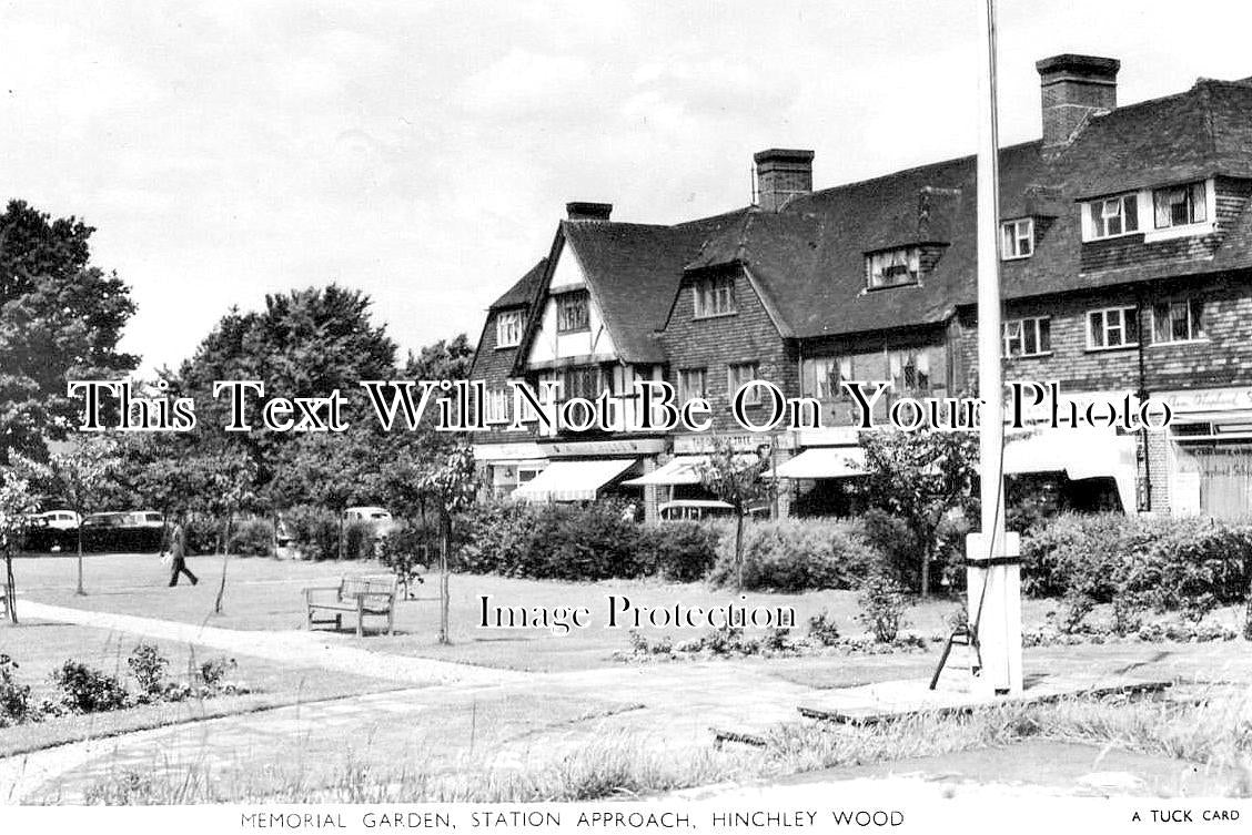 SU 3524 - Memorial Garden, Station Approach, Hinchley Wood, Surrey