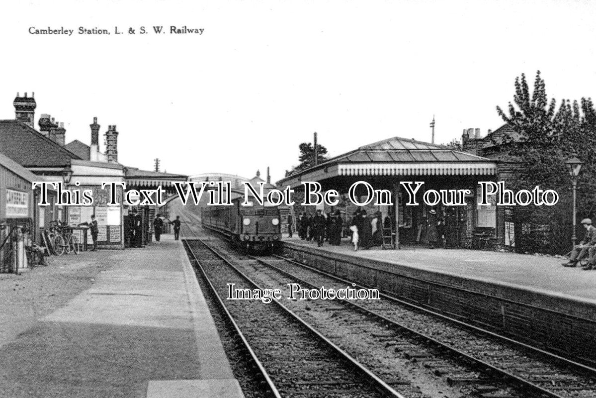 SU 3561 - Camberley Railway Station, Surrey