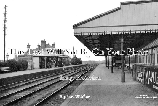 SU 3578 - Byfleet Railway Station, Surrey