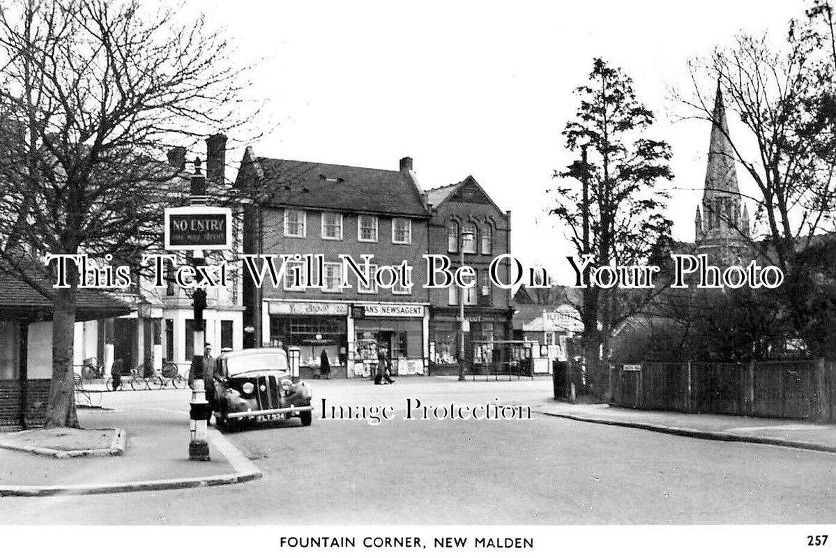 SU 3609 - Fountain Corner, New Malden, Surrey