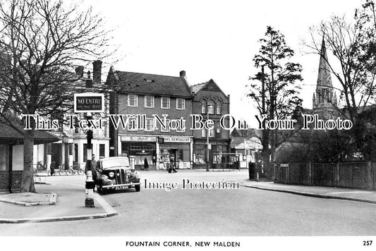 SU 3609 - Fountain Corner, New Malden, Surrey
