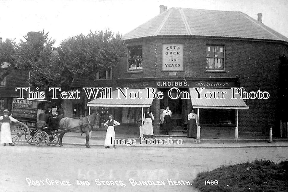 SU 3667 - Blindley Heath Post Office & Stores, Surrey