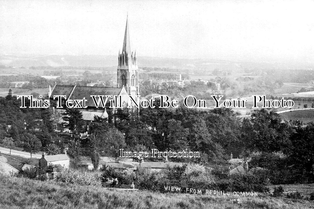 SU 3668 - View From Redhill Common, Surrey