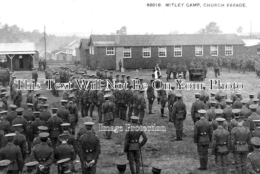 SU 3676 - Church Parade, Witley Military Camp, Surrey WW1