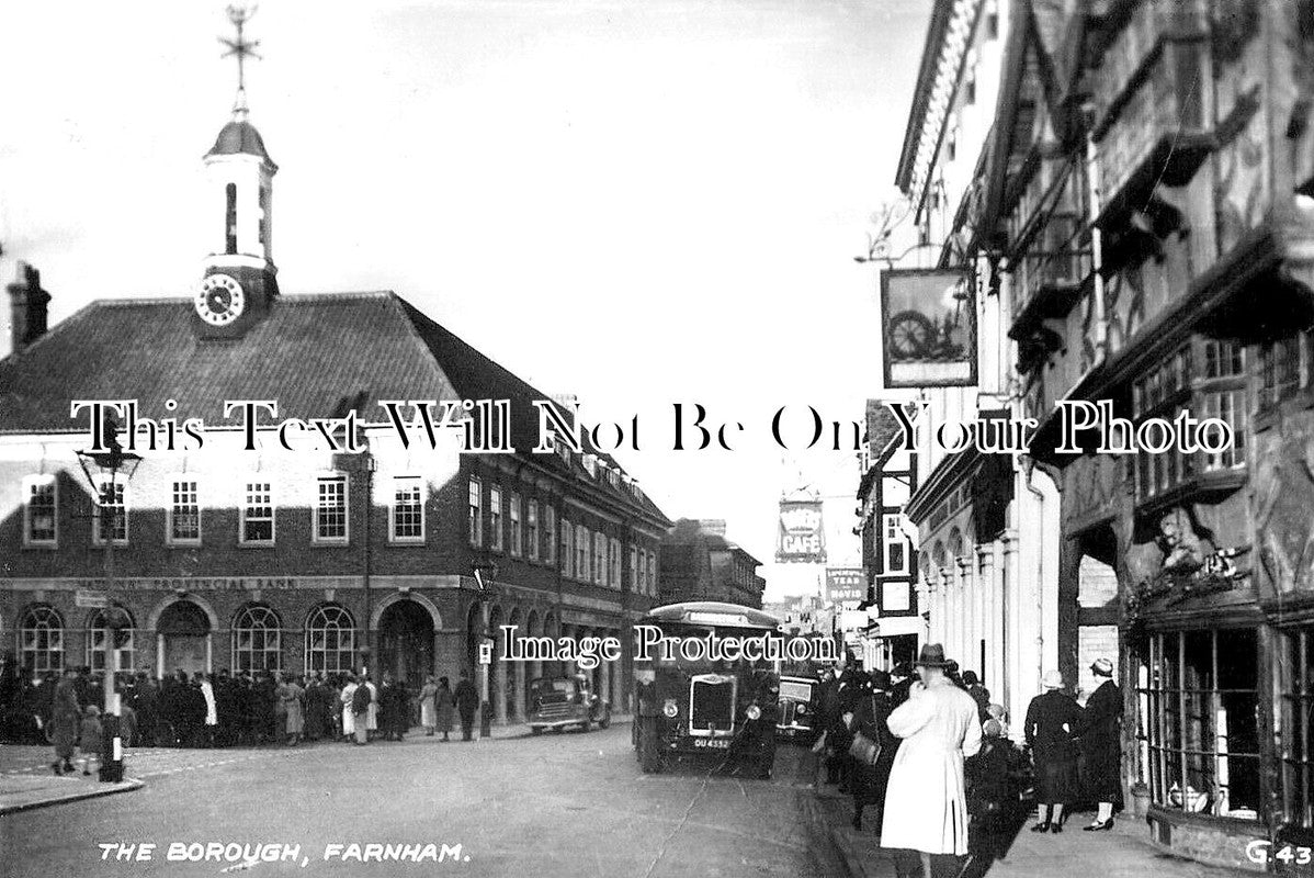 SU 3699 - The Borough, Farnham, Surrey c1940