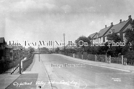 SU 37 - Valley Road, Coulsdon Chipstead, Surrey c1925