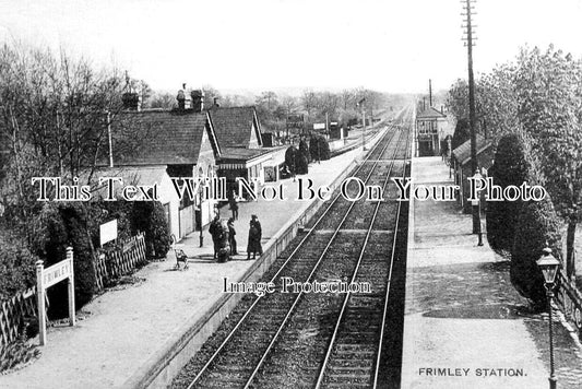SU 3741 - Frimley Railway Station, Surrey
