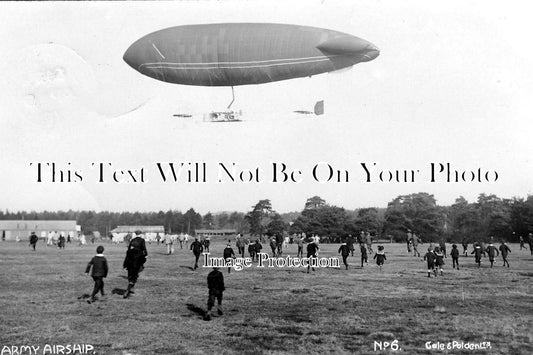 SU 375 - Army Airship, Camberley, Surrey c1910