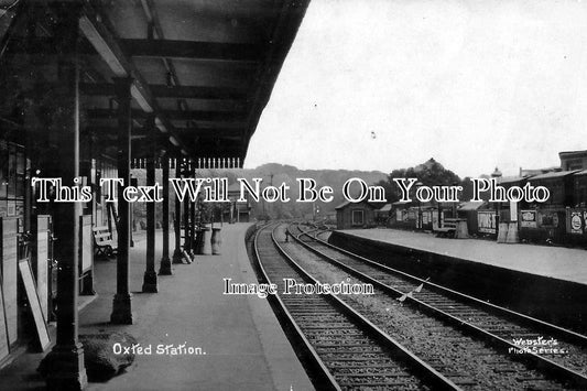 SU 39 - Croydon & Oxted Joint Railway Station, Limpsfield, Surrey c1911