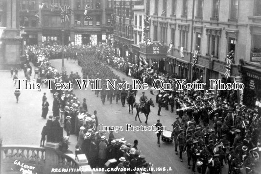 SU 523 - Recruiting Parade, Croydon, Surrey June 1915