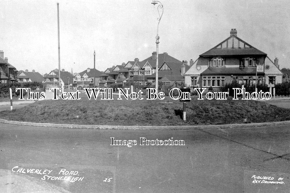 SU 53 - Calverley Road, Stoneleigh, Surrey c1930