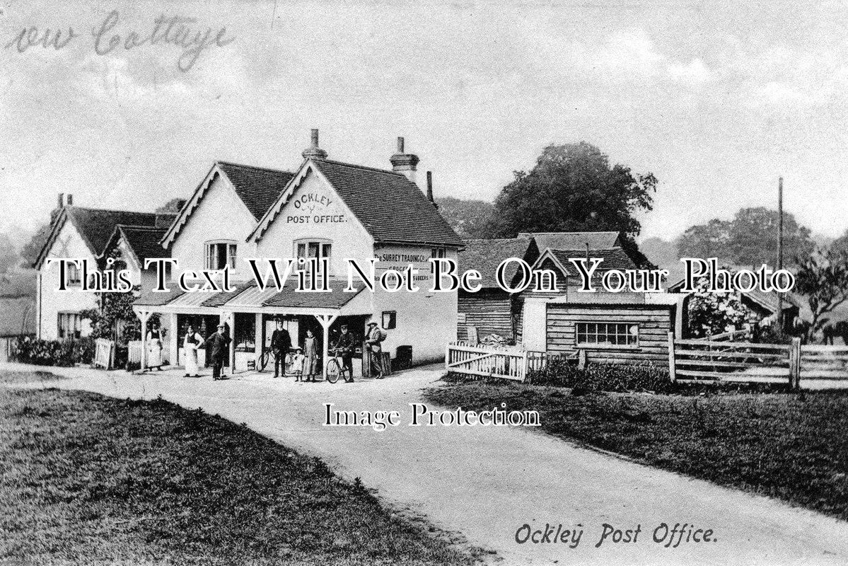 SU 533 - The Post Office, Ockley, Surrey c1915