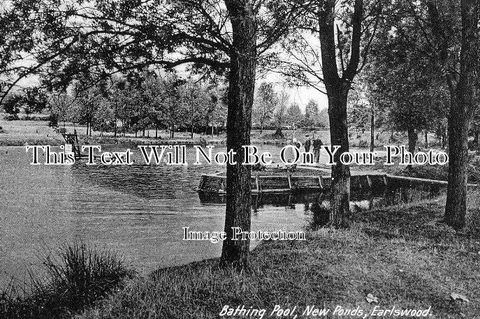 SU 558 - Bathing Pool, New Ponds, Earlswood, Surrey