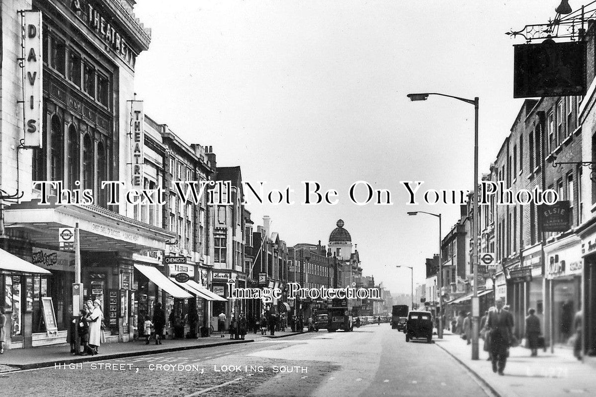 SU 582 - High Street Looking South, Croydon, Surrey