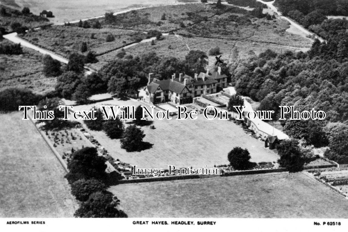 SU 668 - Great Hayes, Headley, Surrey c1920