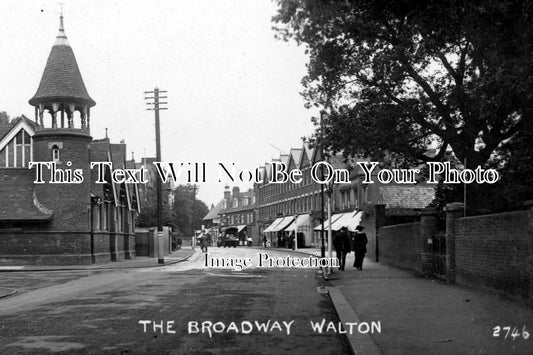 SU 679 - The Broadway, Walton On Thames, Surrey c1918