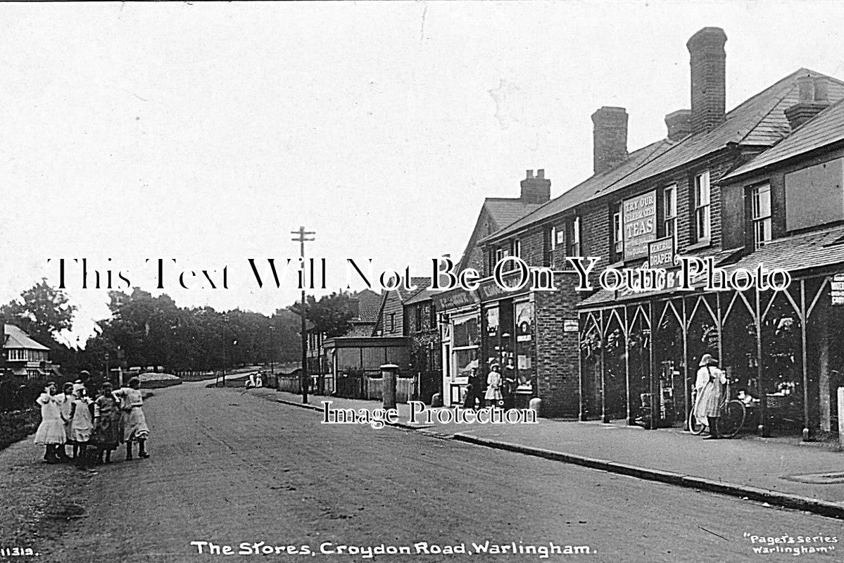 SU 703 - Croydon Road, Warlingham, Surrey c1917