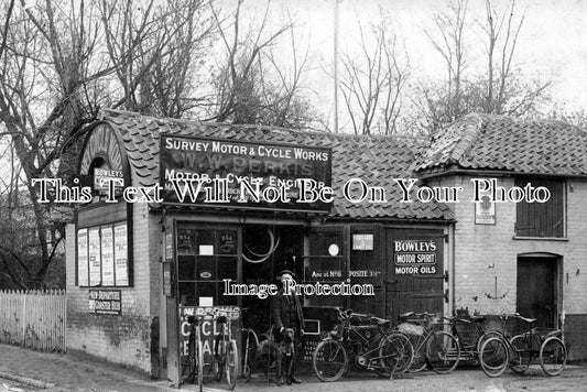 SU 707 - Survey Motor & Cycle Works, Surbiton, Kingston, Surrey