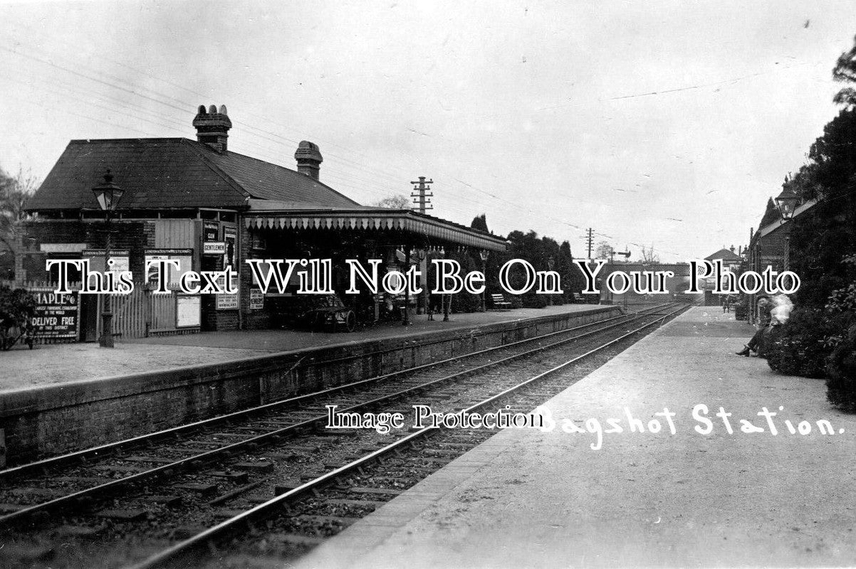 SU 78 - Bagshot Railway Station, Surrey