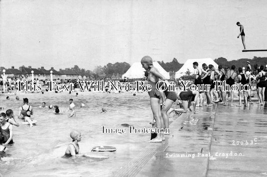 SU 783 - Croydon Open Air Swimming Pool, Surrey