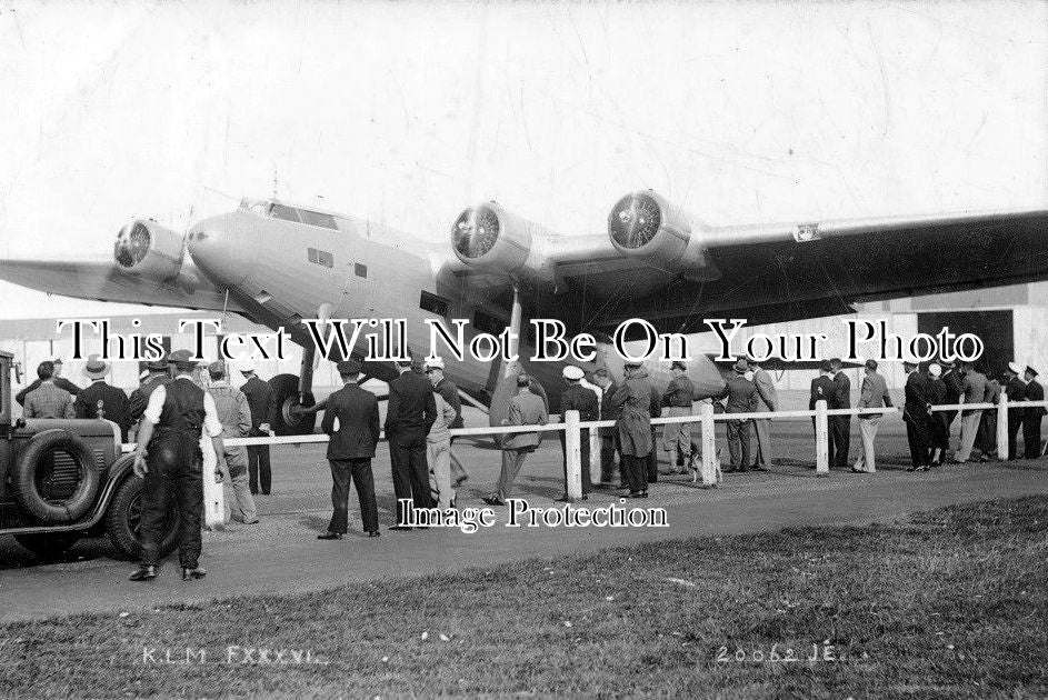 SU 809 - KLM Airplane, Croydon Aerodrome, Surrey