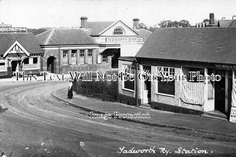 SU 842 - Tadworth Railway Station, Surrey