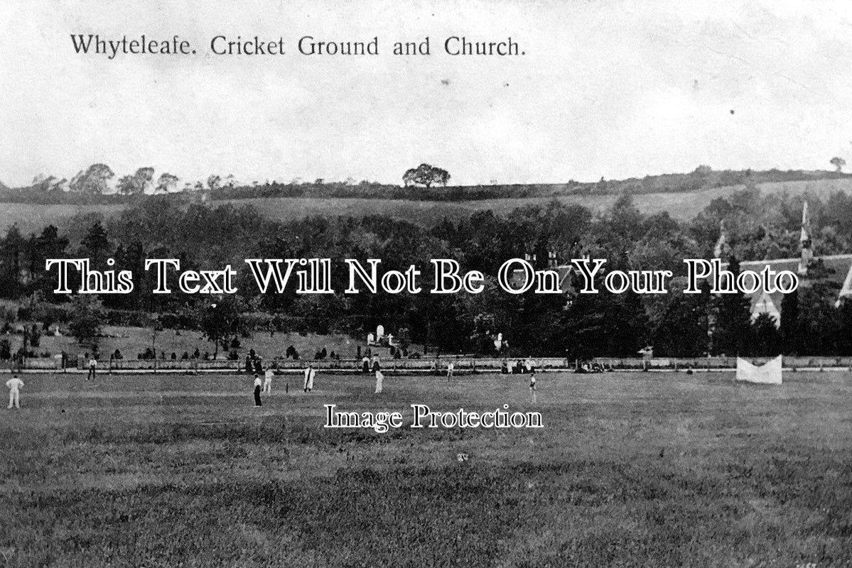 SU 923 - Whyteleafe Cricket Ground & Church, Surrey