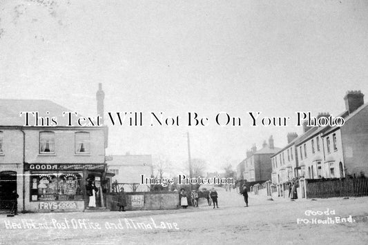 SU 978 - Heath End Post Office & Alma Lane, Farnham, Surrey c1912