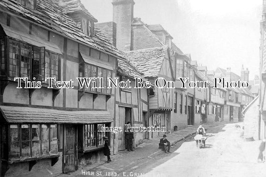 SX 1090 - High Street, East Grinstead, Sussex c1905