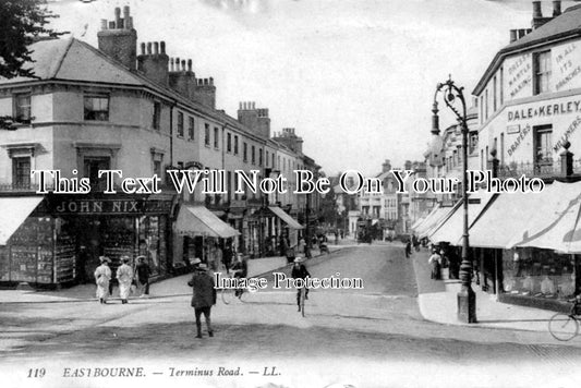 SX 1111 - Terminus Road, Eastbourne, Sussex c1909