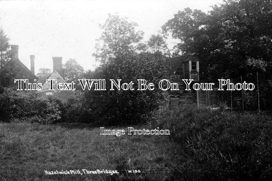 SX 1152 - Hazelwick Mill, Three Bridges, Crawley, Sussex c1913