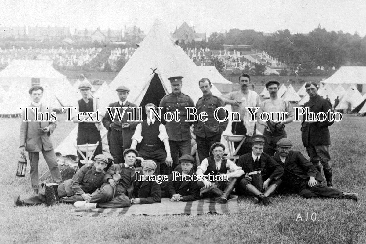 SX 1154 - Military Camp Near Cemetery, Eastbourne, Sussex c1908