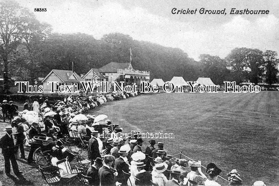 SX 122 - Cricket Ground, Eastbourne, Sussex c1907